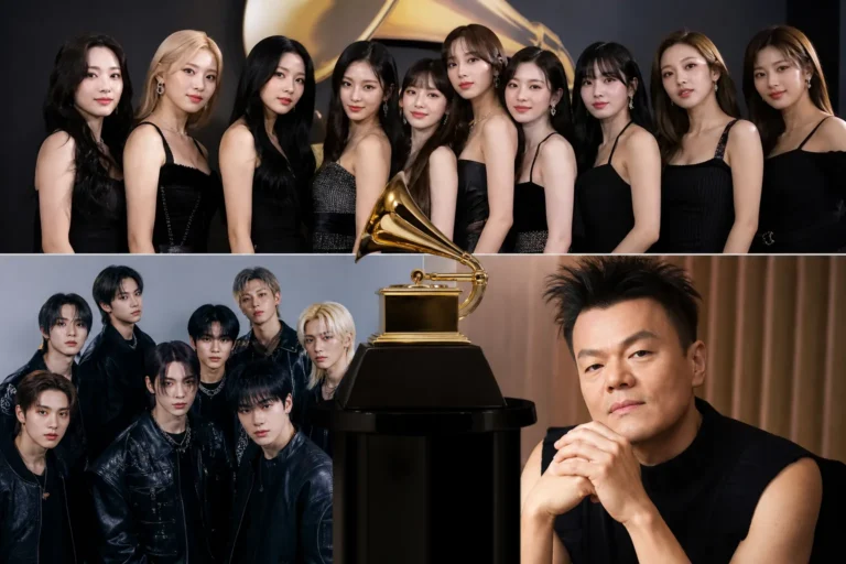 TWICE Stray Kids and Park Jin Young invited as Recording Academy Grammy voting members