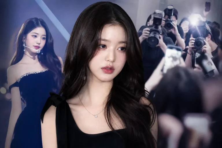 IVE Jang Wonyoung public attention K-pop spotlight editorial image