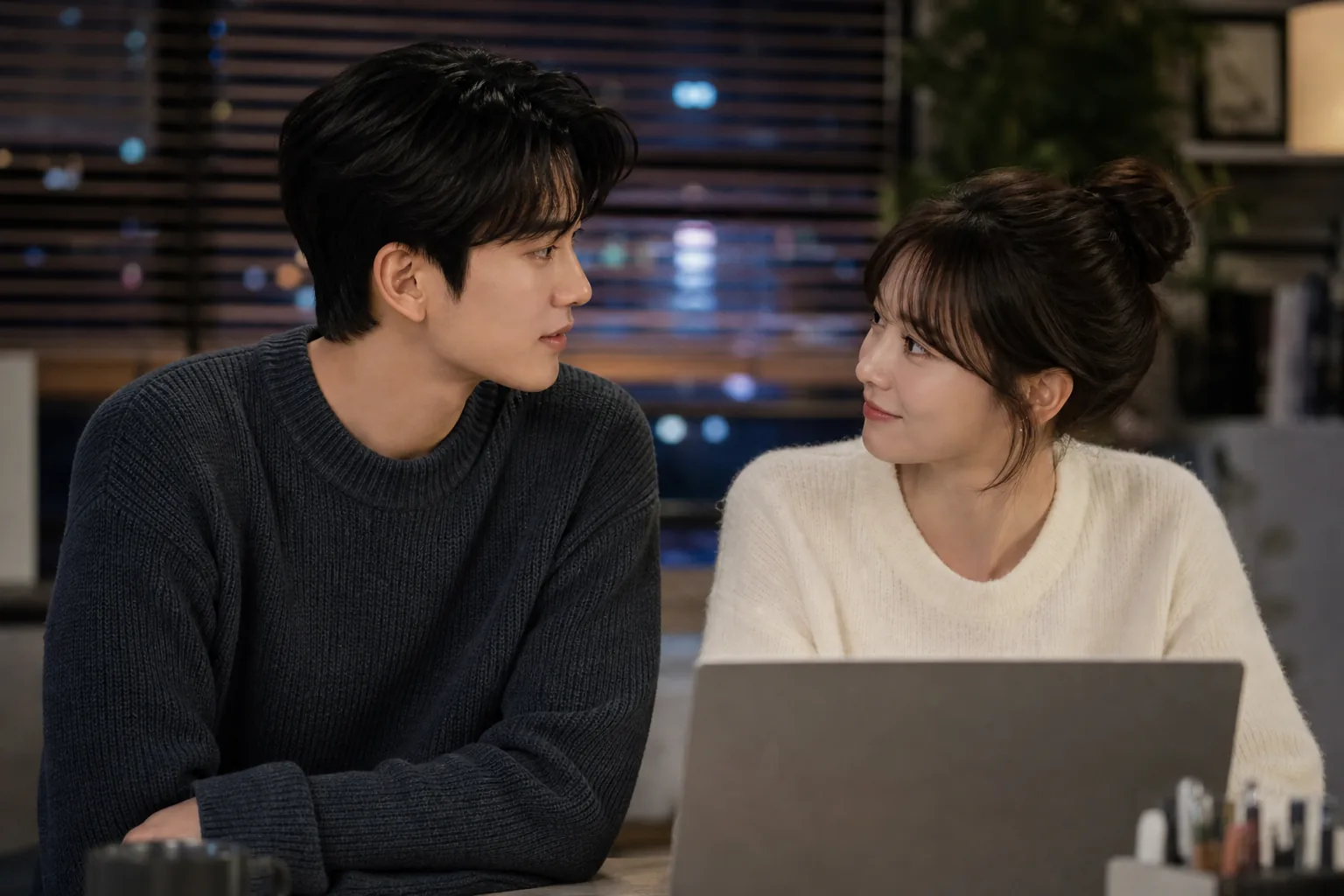 Korean television viewers choosing between romantic comedy dramas