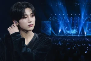 ENHYPEN concert stage representing Sunoo missing Mexico City show due to health