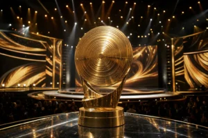 K-pop awards stage concept for the Golden Disc Awards in Hanoi