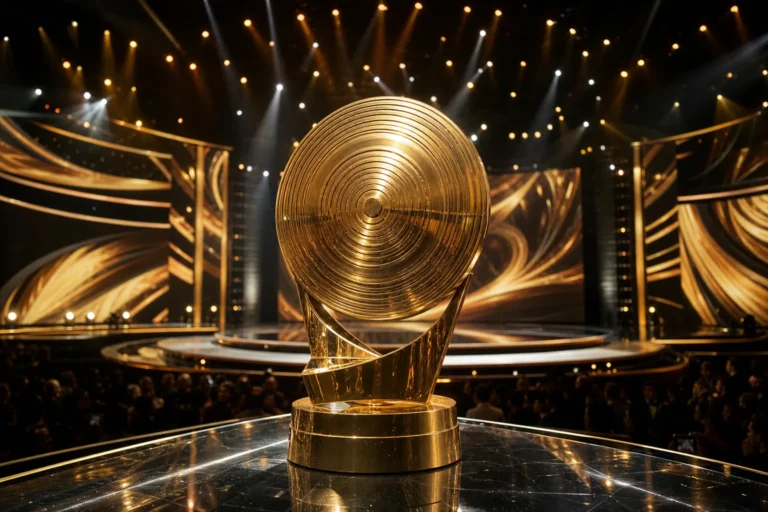 K-pop awards stage concept for the Golden Disc Awards in Hanoi