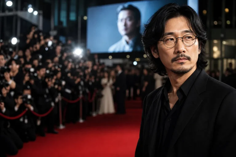 Cinema audience entering a Korean film premiere for Hope