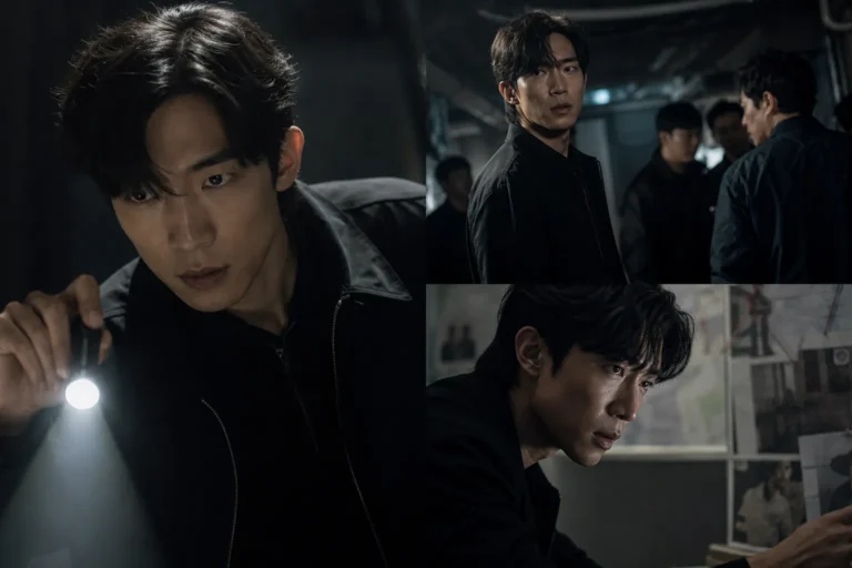 A Bona Fide Killer Korean drama editorial image with detective thriller mood