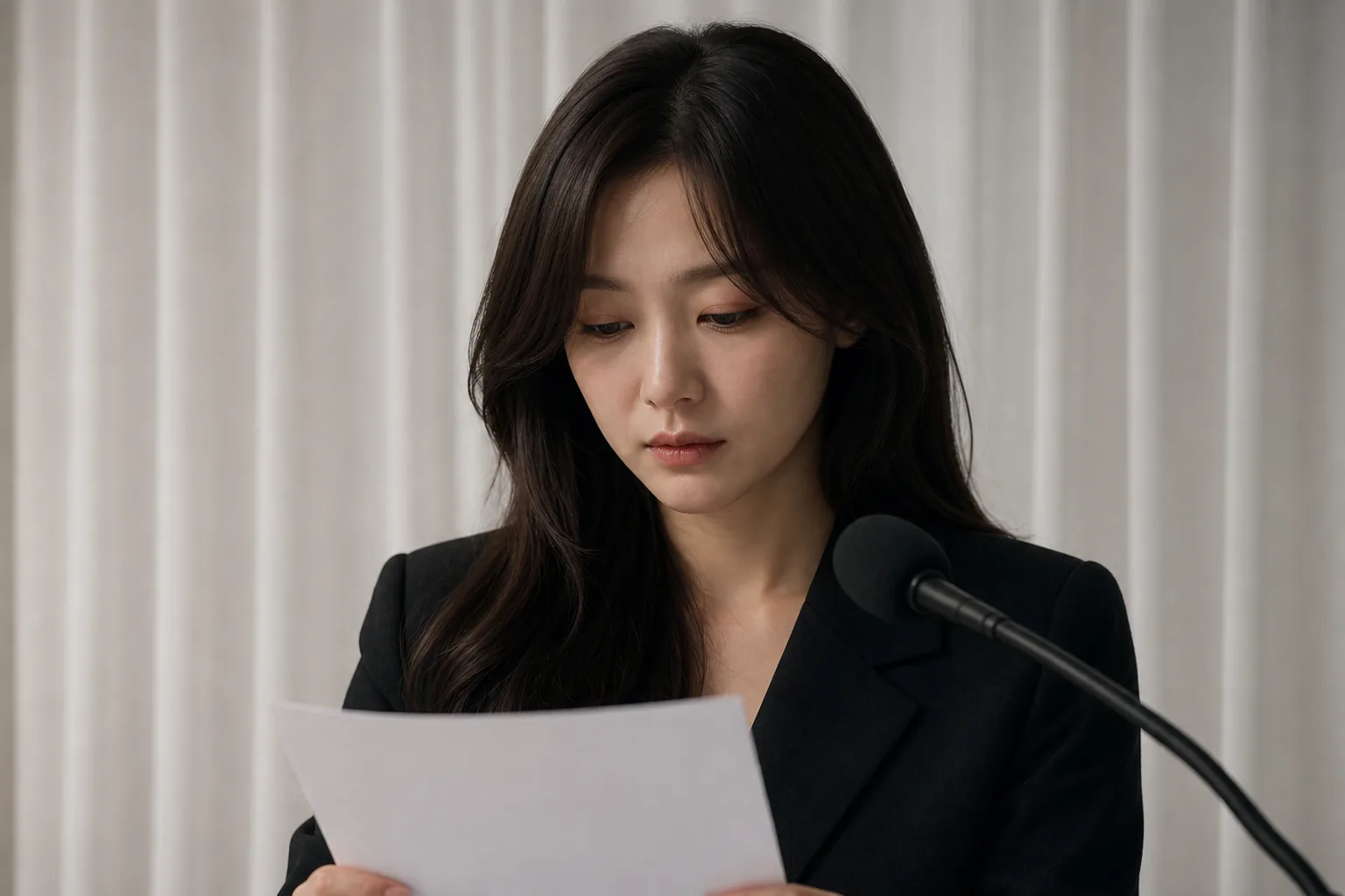 Broadcasting station fan letters and celebrity safety illustration