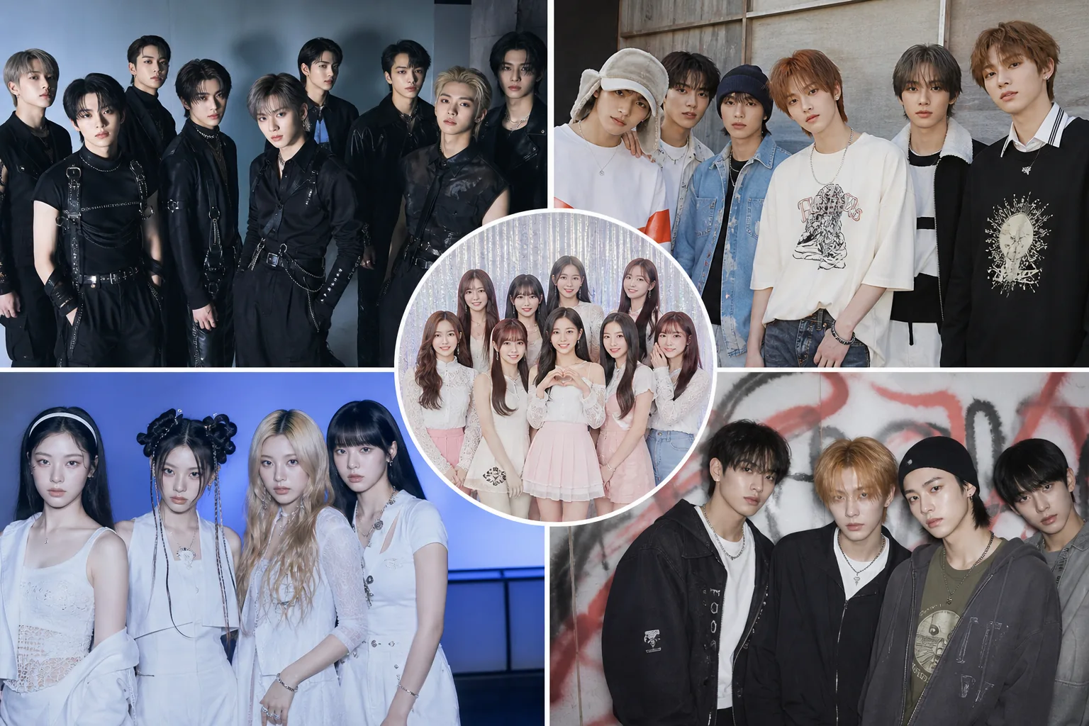 Digital streaming and global K-pop chart rankings for I.O.I CORTIS BTS and ILLIT