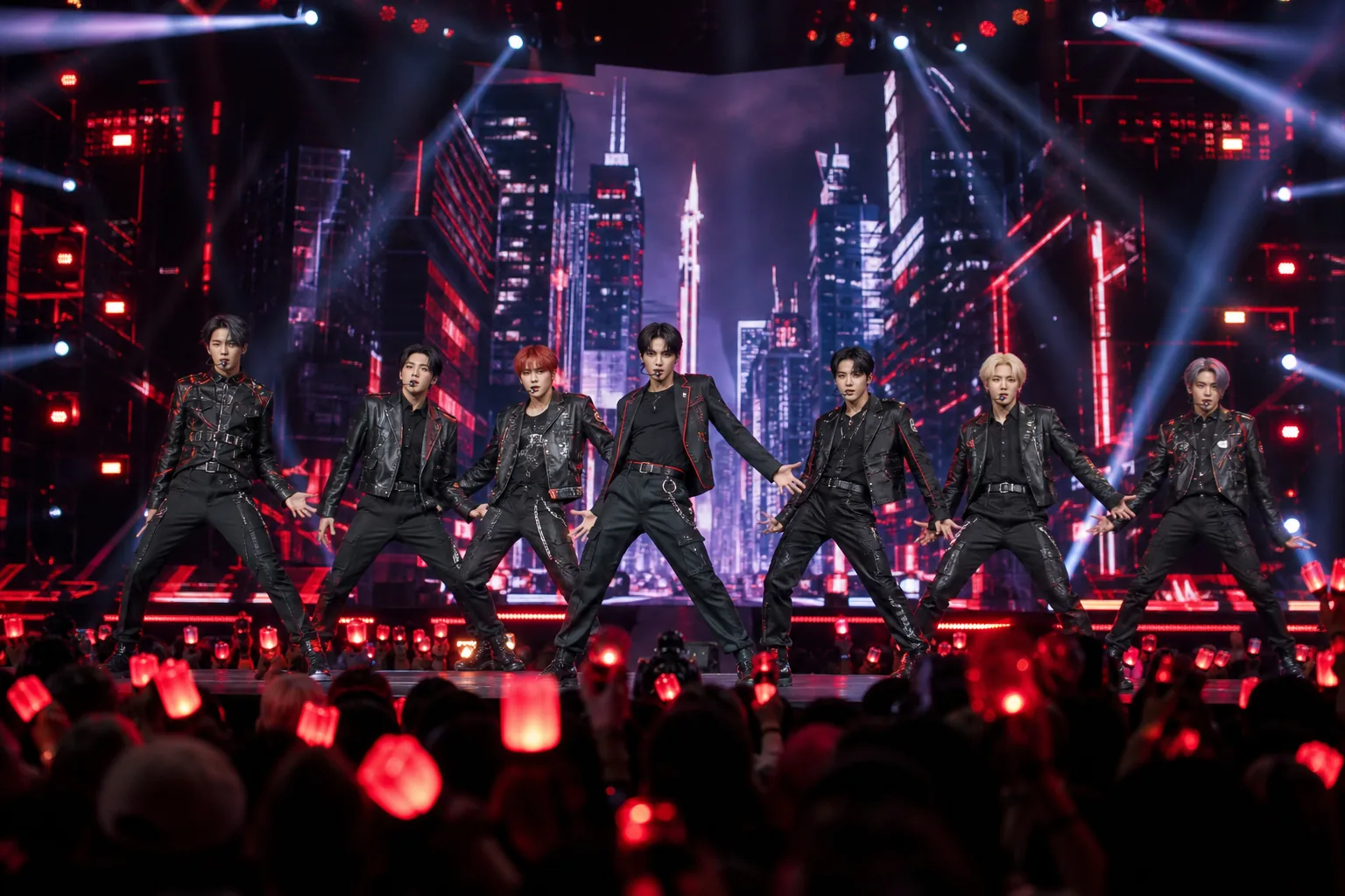 NCT 127 concert tour stage for NEO CITY The REDLINE