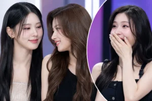 K-pop entertainment studio representing Miyeon and Sana variety show buzz