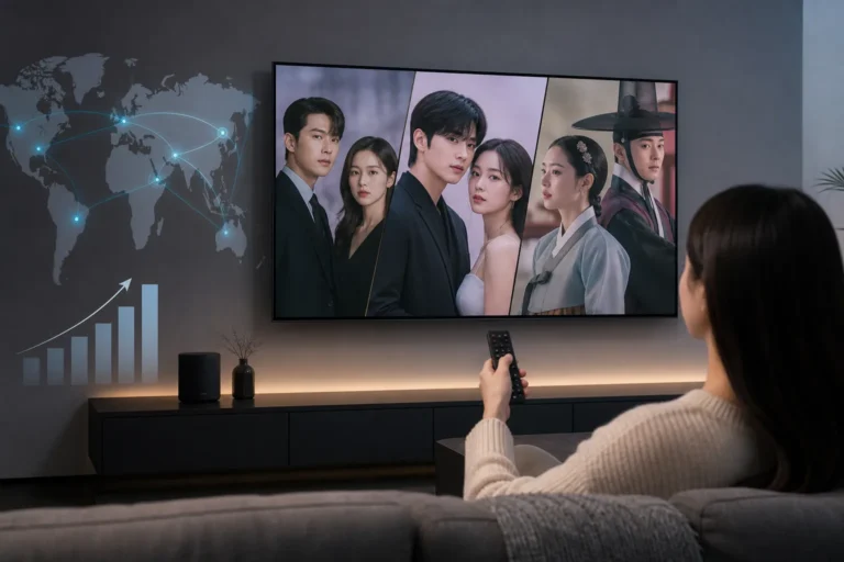 Netflix K-drama streaming report showing Korean entertainment's global reach