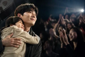 Korean cinema audience celebrating the box office success of HOPE