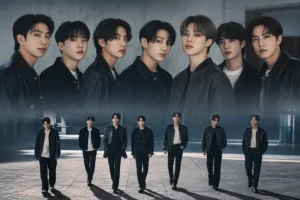 Editorial image representing BTS releasing the Korean version and music video for NORMAL