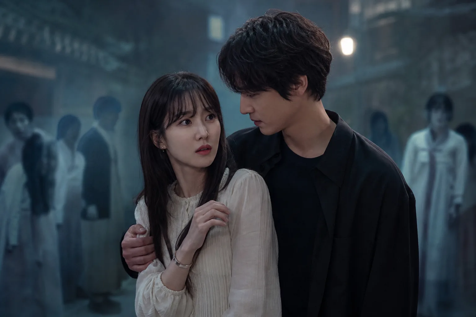 Occult romance drama concept with a hotel heiress who can see ghosts