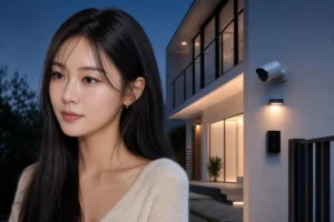 Kim Min Ji home safety and celebrity privacy news illustration
