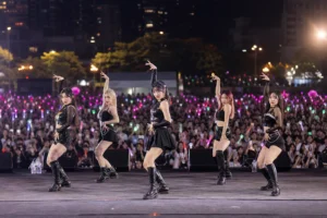K-pop cover dance festival crowd in Hanoi Vietnam