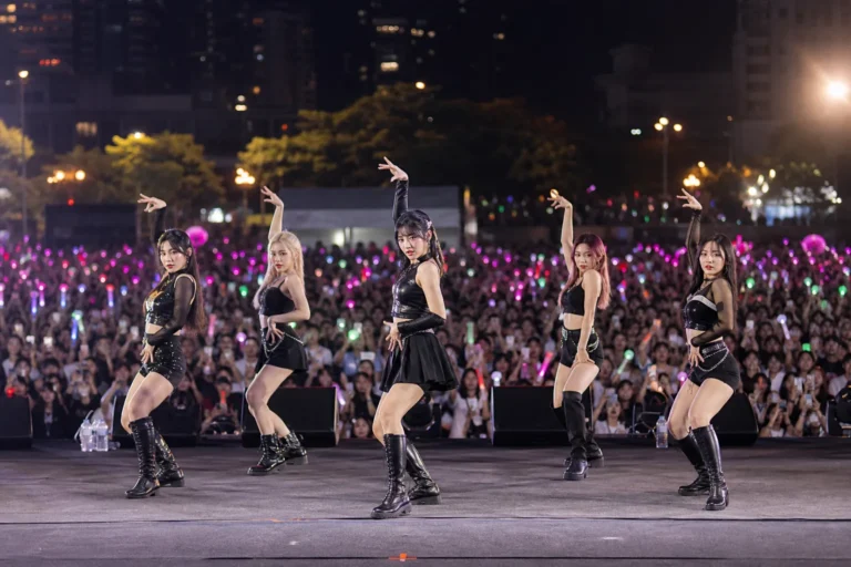 K-pop cover dance festival crowd in Hanoi Vietnam