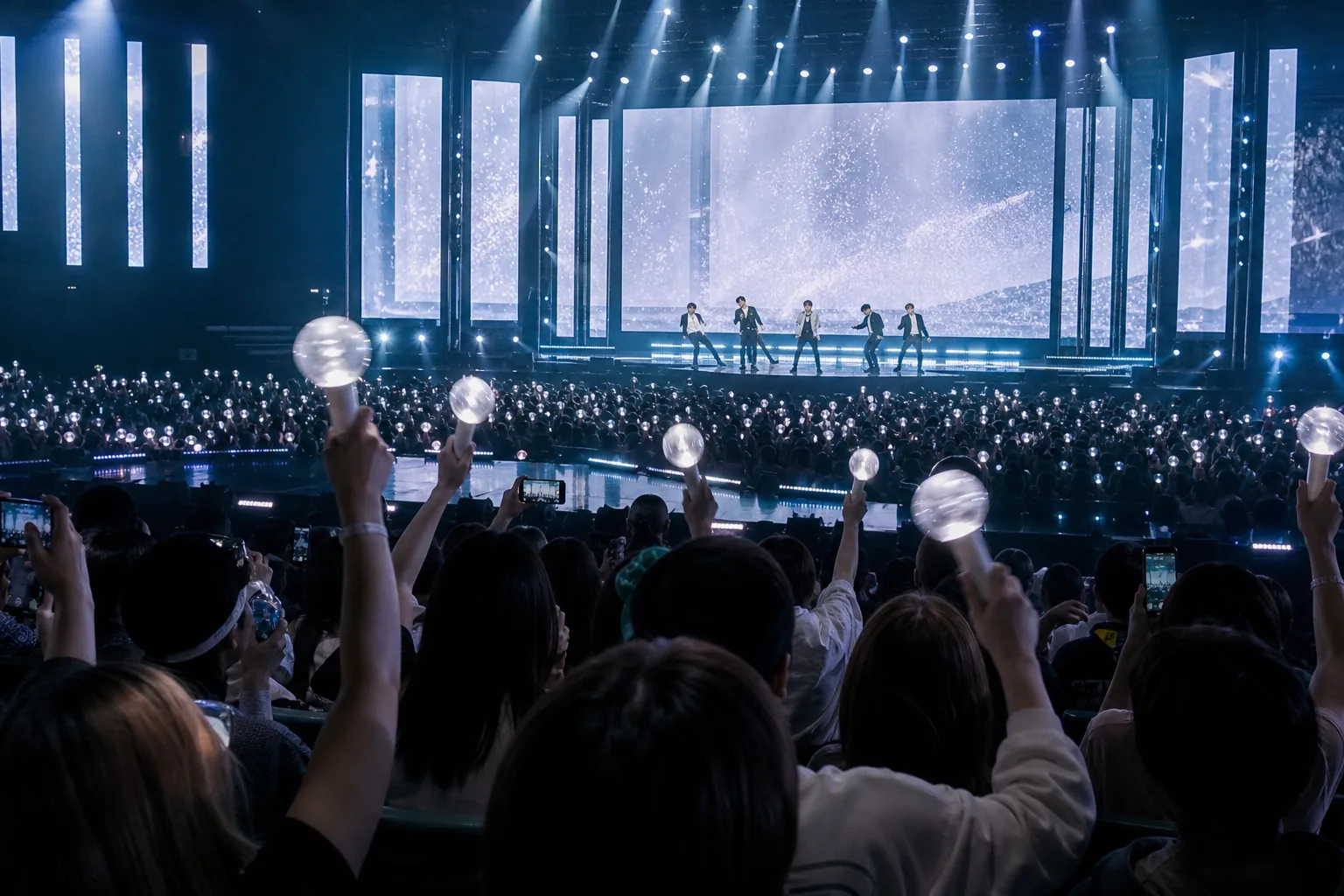 K-pop fans discussing concert expectations online