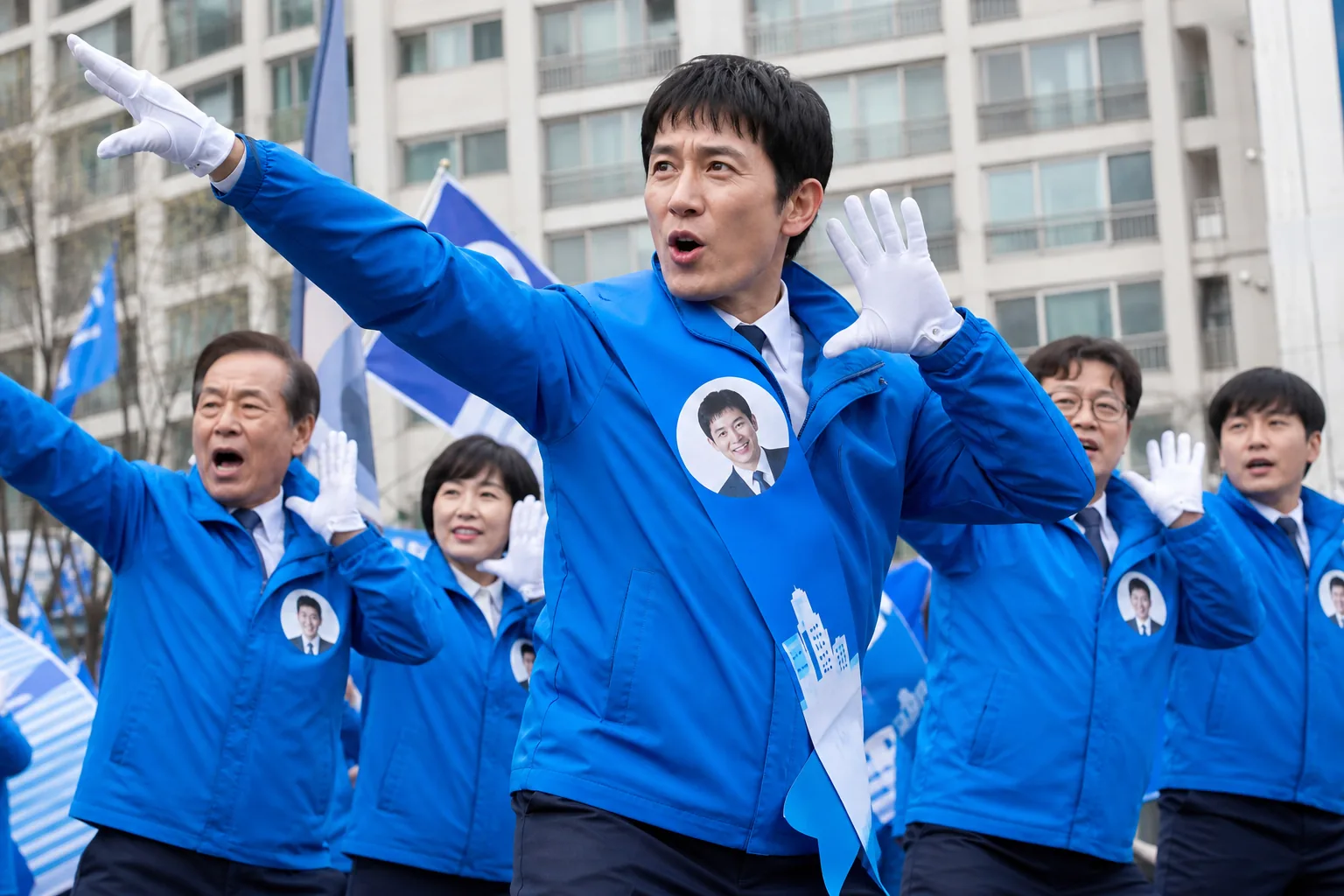 Korean drama ensemble comedy campaign dance concept