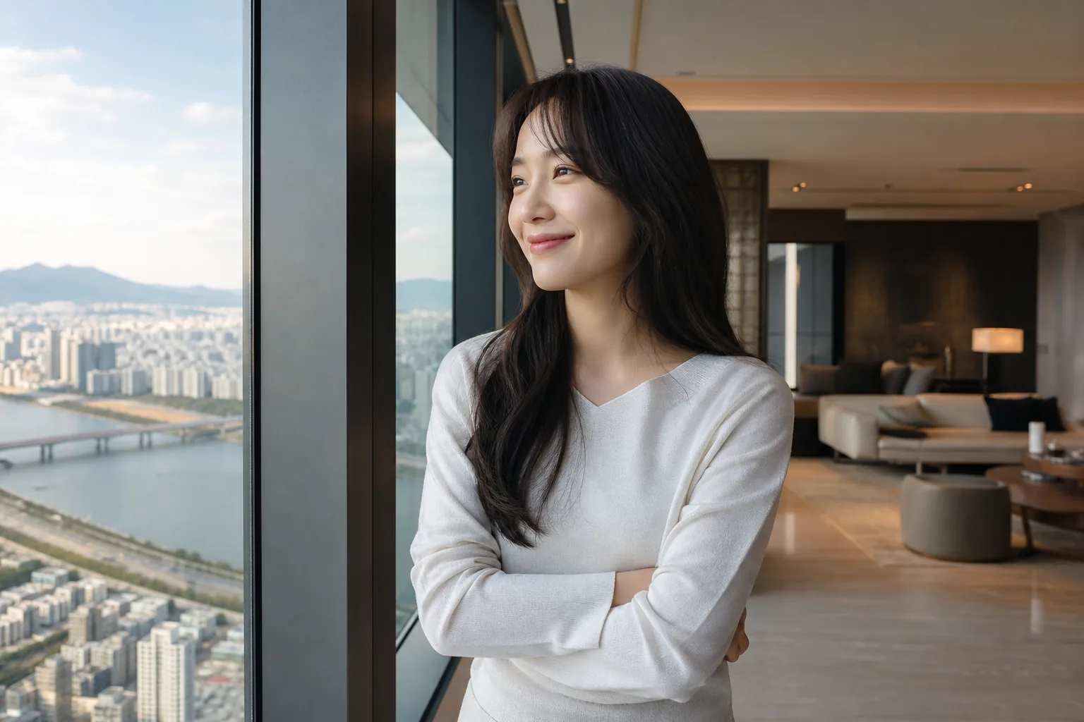 Korean idol actress career success and public attention concept