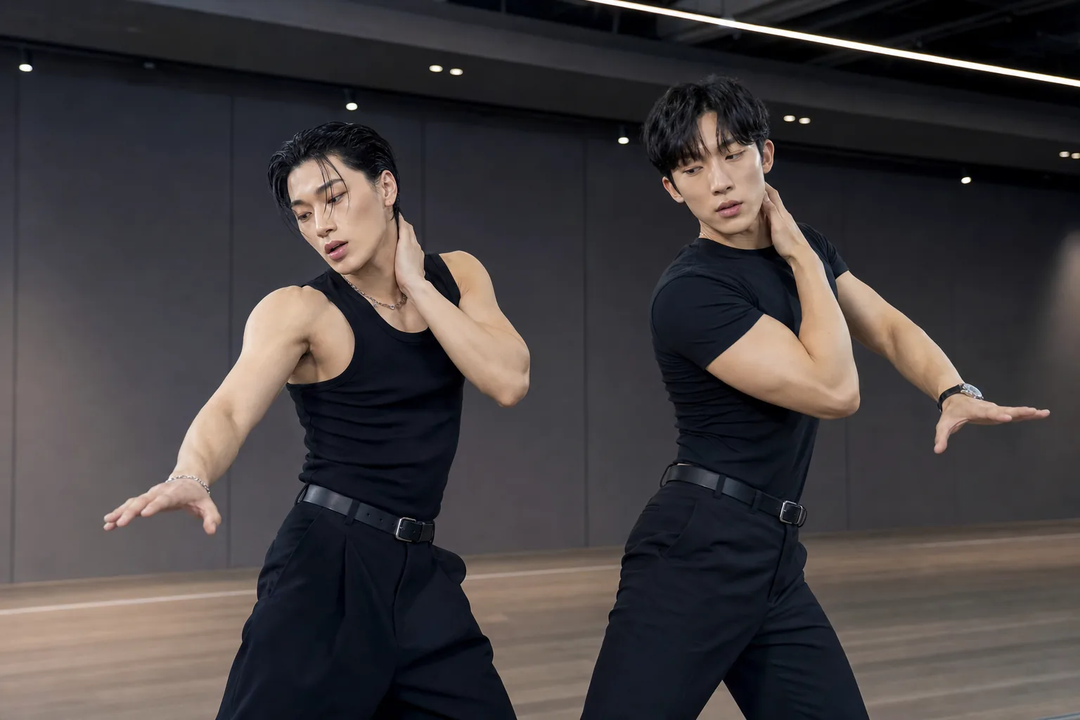 Korean actor crossing into idol performance culture through a viral dance challenge