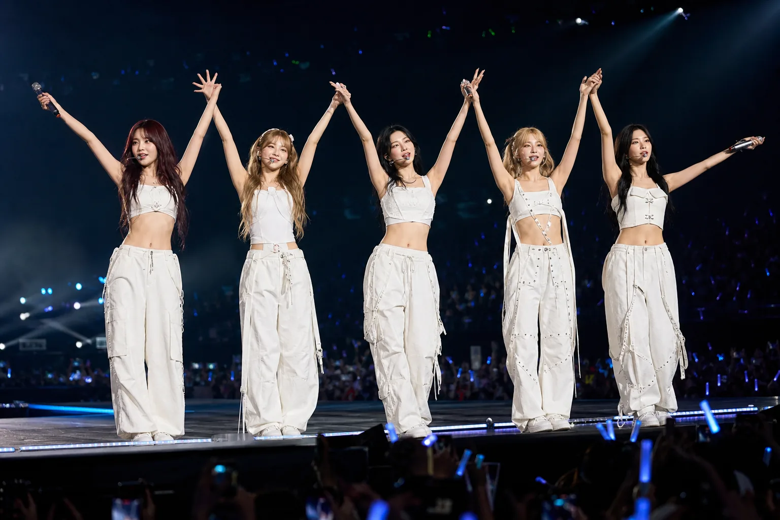 K-pop world tour route and arena performance concept