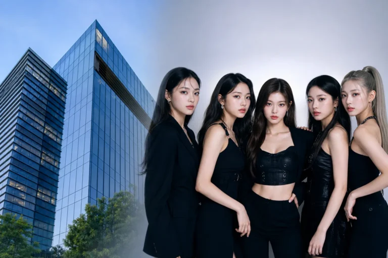 HYBE new girl group TUIDE debut announcement concept image