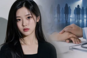 tripleS Xinyu health hiatus K-pop news editorial image