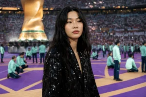 Jung Ho Yeon World Cup final official ceremony Korean entertainment milestone
