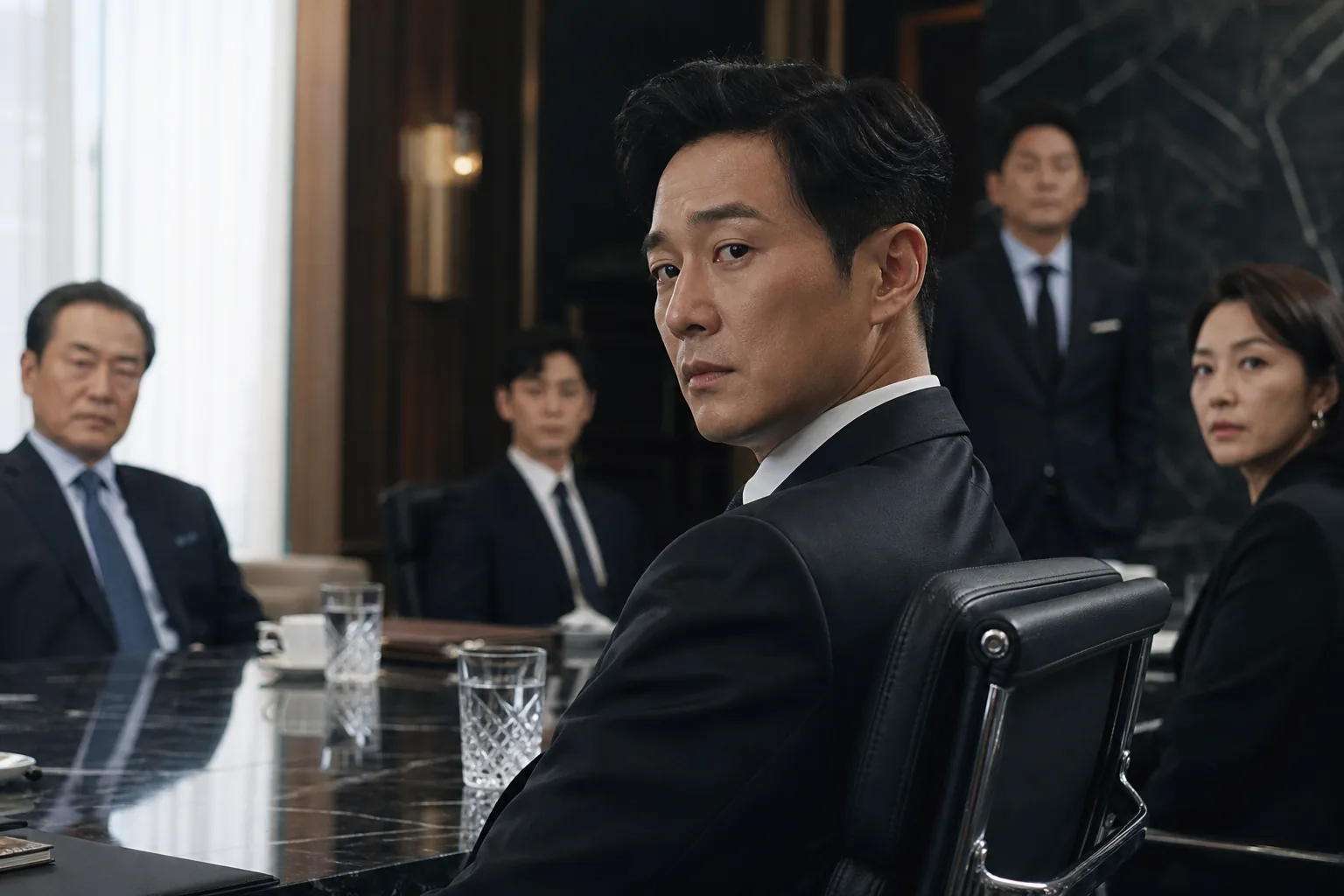 Korean drama Buy King chaebol succession story concept