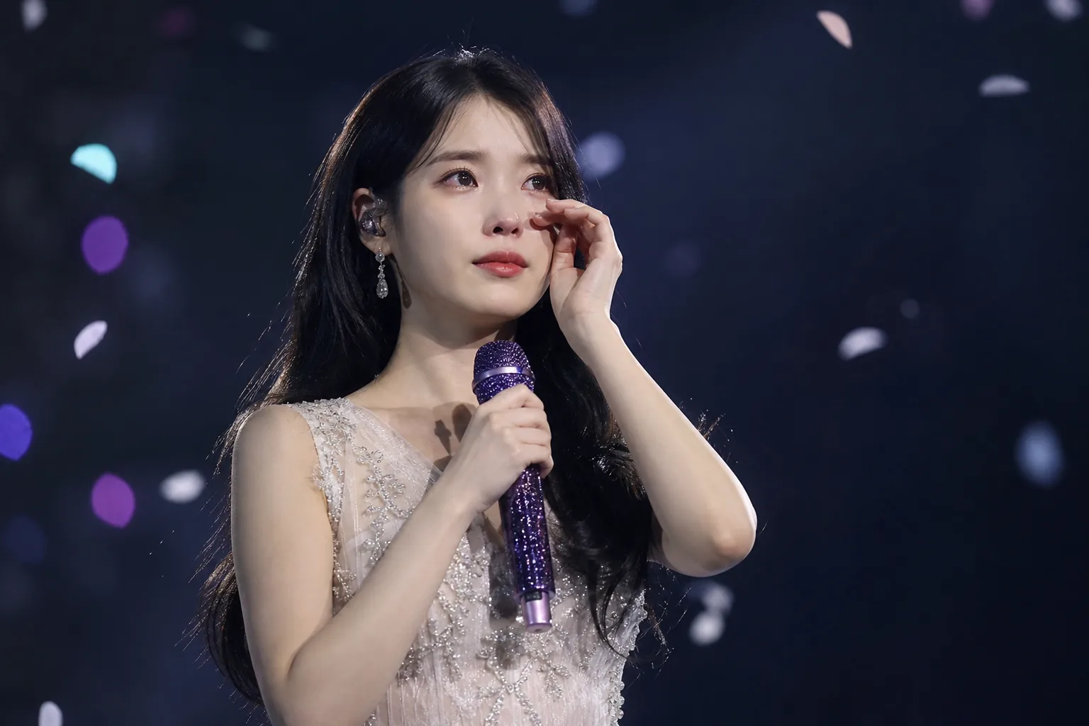 Studio and tour planning concept for IU postponed sixth album