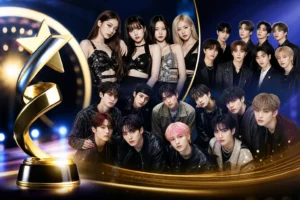 K-pop awards stage concept for 2026 K-World Dream Awards performer lineup
