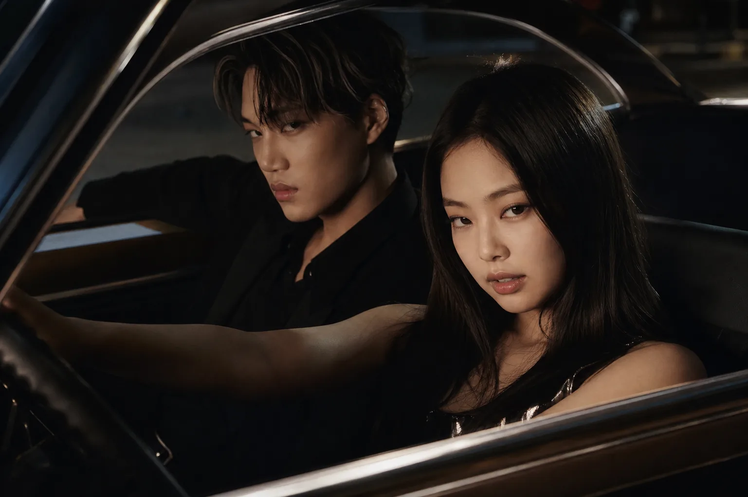 K-pop fans discussing celebrity references and music video promotion online