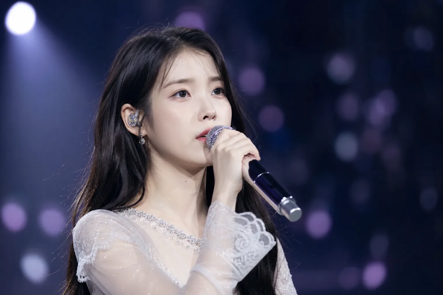 Recording studio and calendar representing IU album postponement