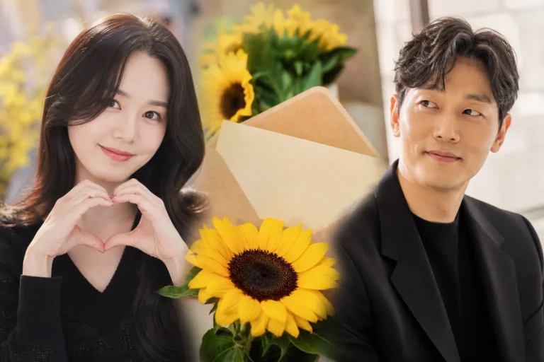 Sunflowers and handwritten letter symbolizing Kim Yoon Ju and Kwon Jung Yeol's anniversary tradition