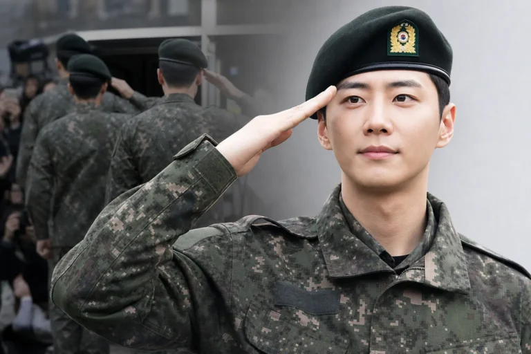 Lee Jun Young military enlistment news editorial image