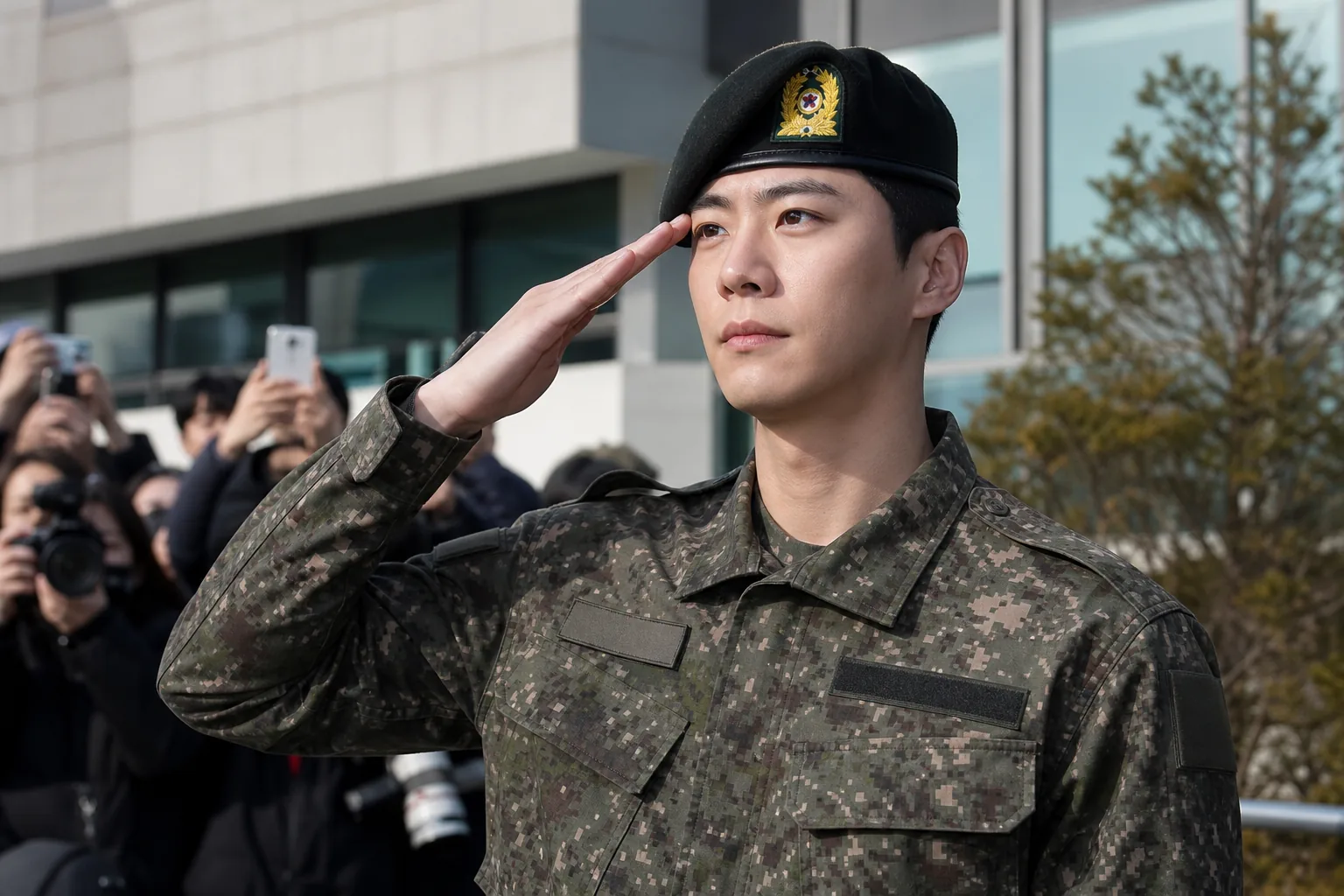 Korean entertainment career pause during mandatory military service