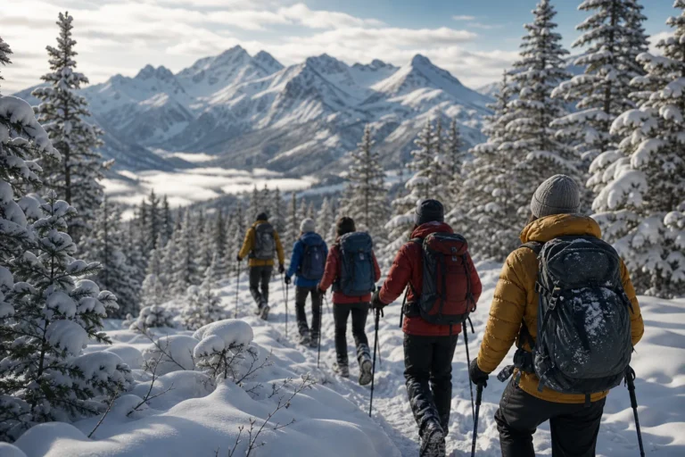 Snowy Korean mountain trail for Netflix variety show Take A Hike