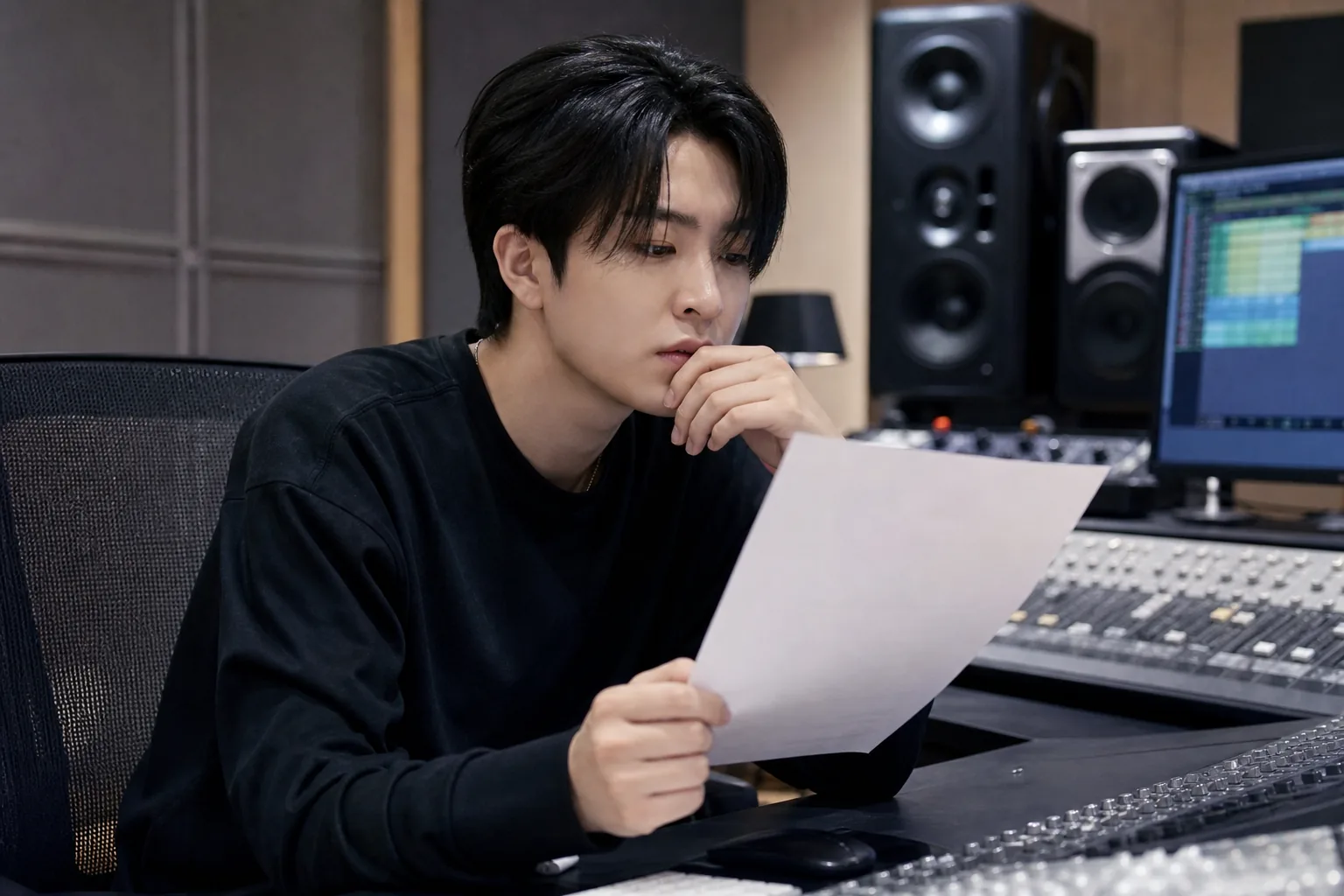 Artist contract and stage production payment dispute concept