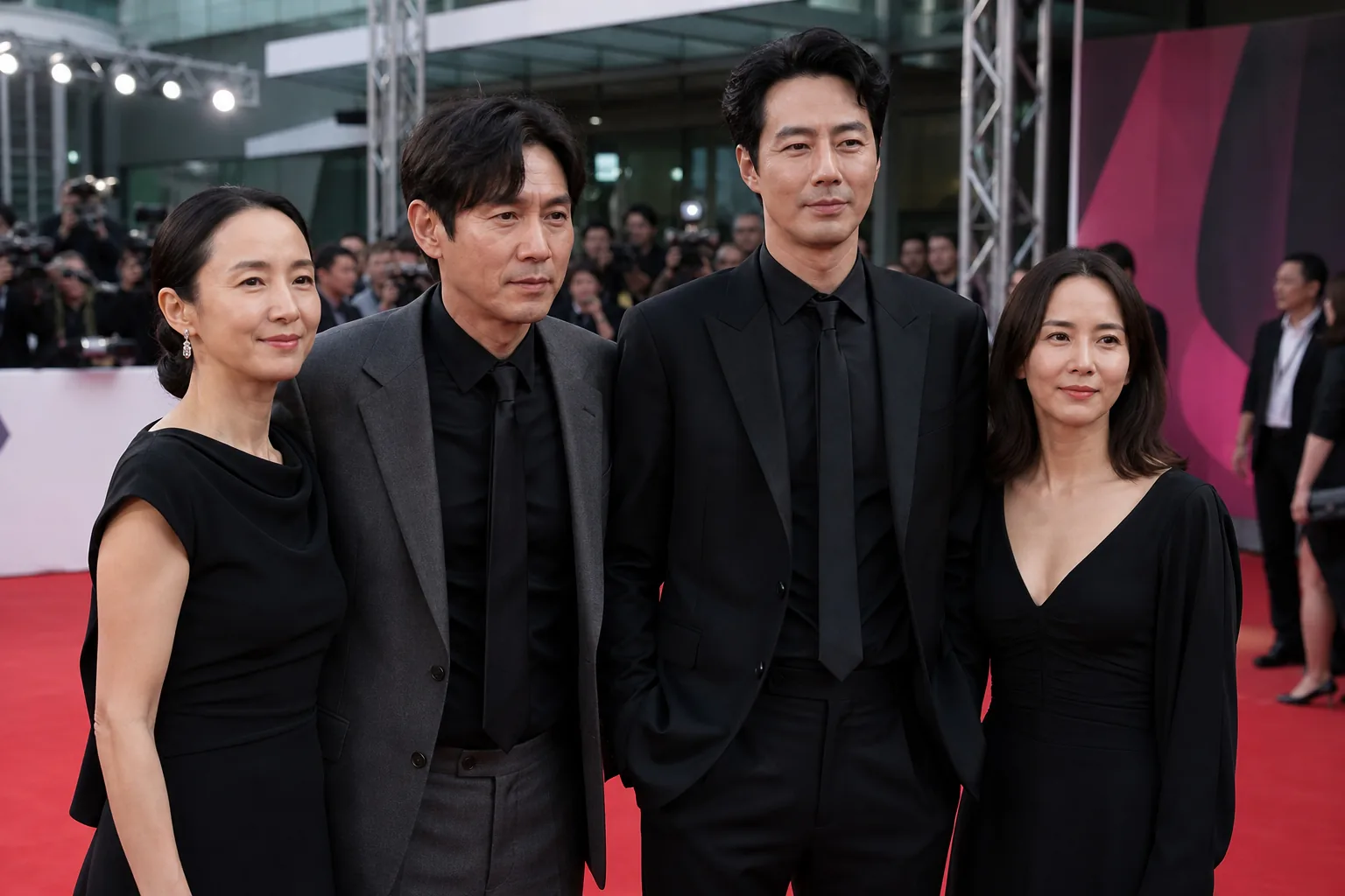 Actors in Korean cinema drama about marriage class and documentary filmmaking