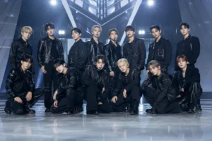 SEVENTEEN Super music video milestone editorial image