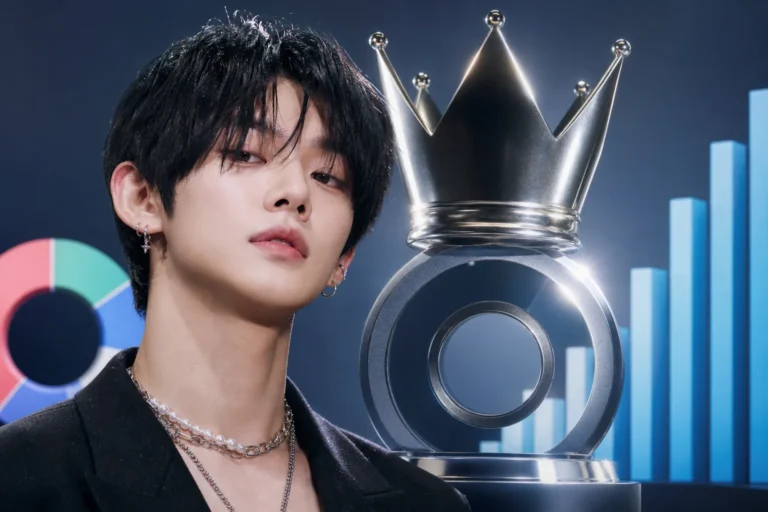 TXT Yeonjun solo album chart success editorial image