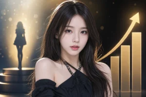 K-pop idol spotlight representing RESCENE Woni topping July brand reputation rankings
