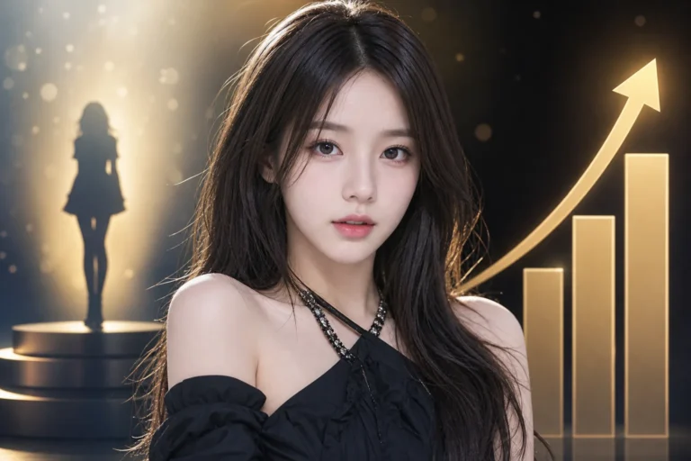 K-pop idol spotlight representing RESCENE Woni topping July brand reputation rankings