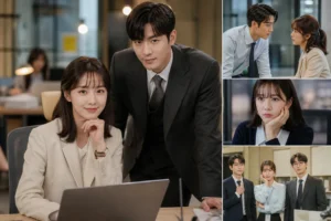 Korean drama production set representing See You at Work Tomorrow ratings news