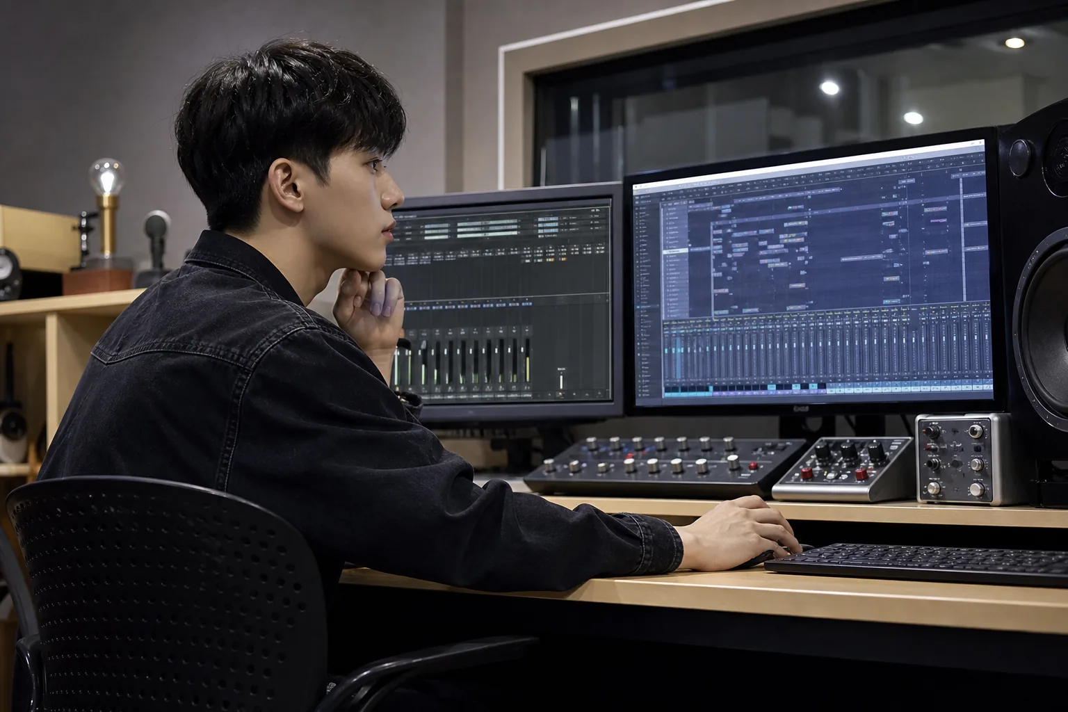 AI editorial image explaining K-pop genre influence and plagiarism debate