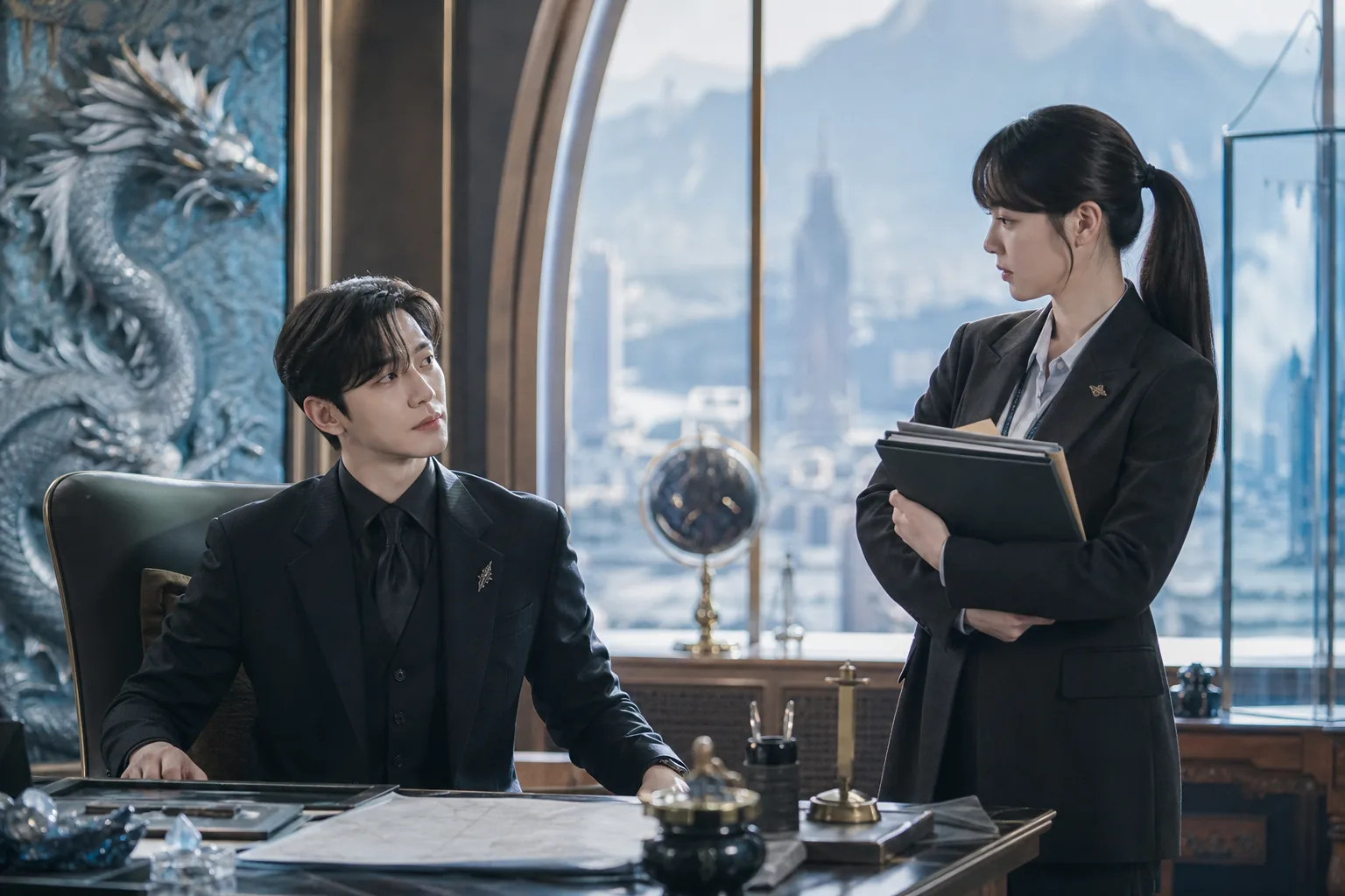 Fantasy embassy setting for tvN drama Embassy for Foreign Monsters in Korea