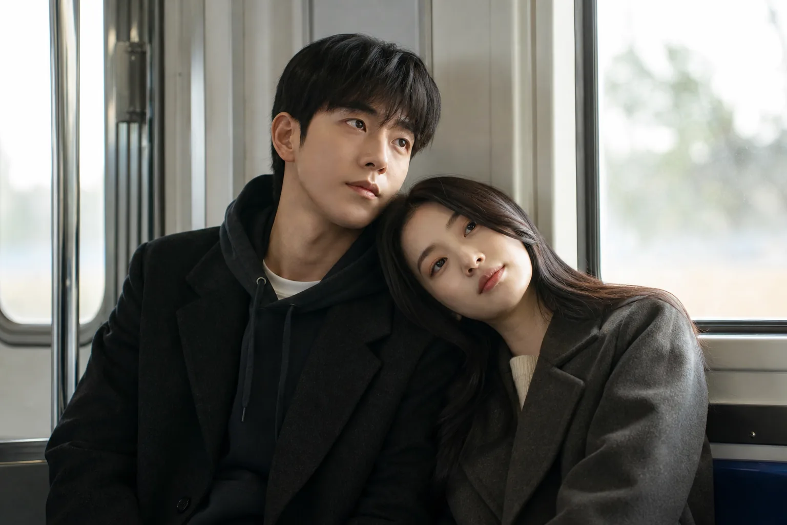 Korean drama production concept highlighting a lead actor returning to romance