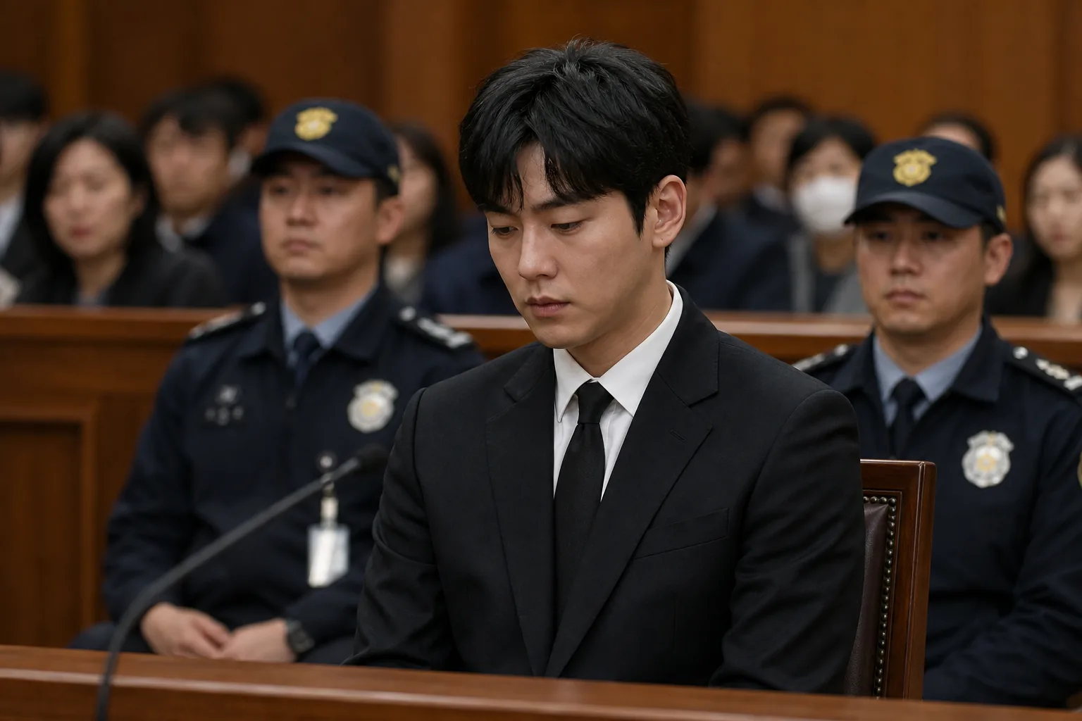 Court documents and legal notes representing Son Seung Won DUI appeal