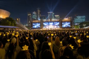 Big Bang 20th anniversary Seoul fan event concert crowd