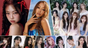 K-pop comeback calendar featuring summer music releases