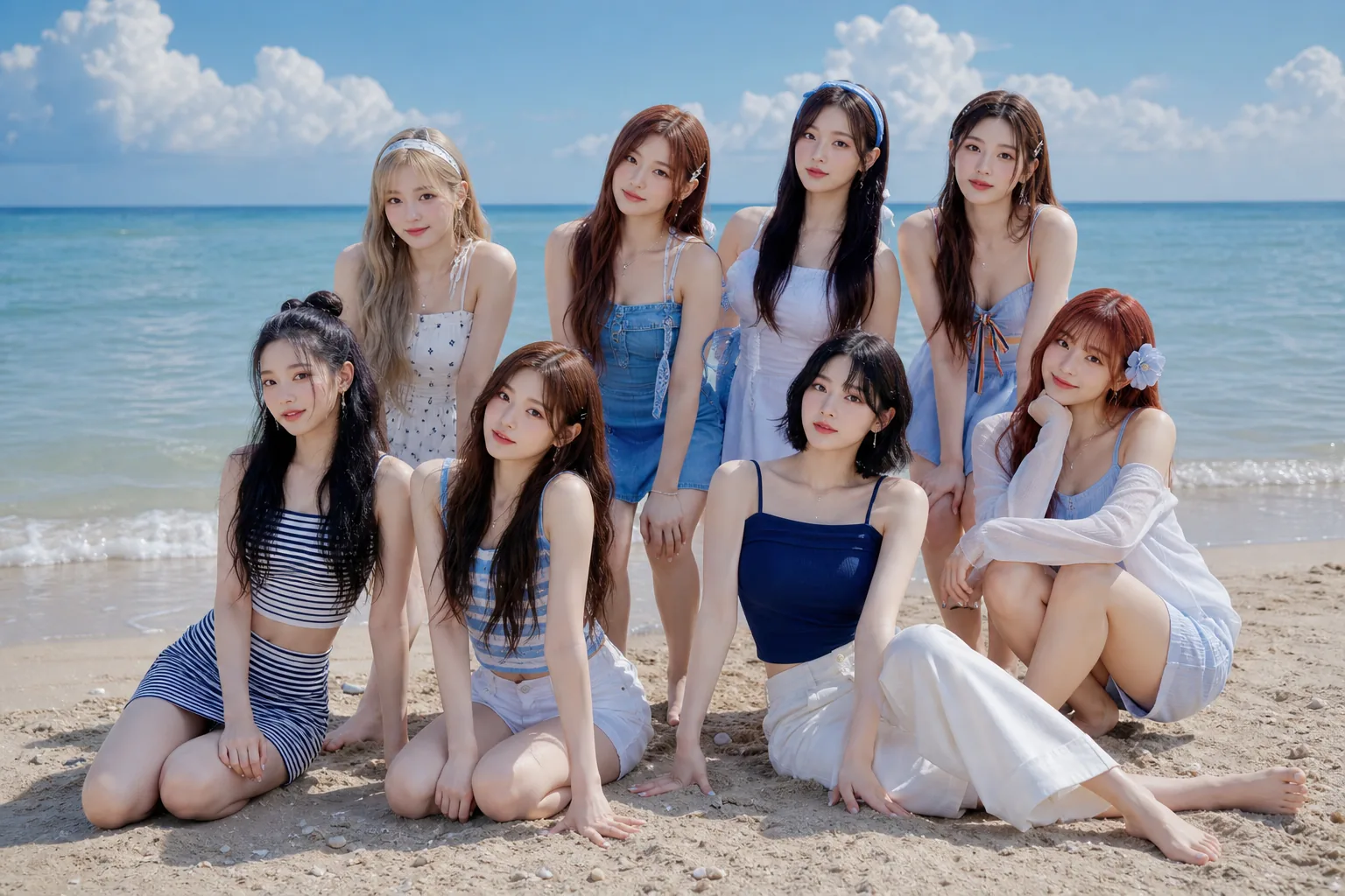 UNIS summer Japanese debut concept for UNI Sparkle